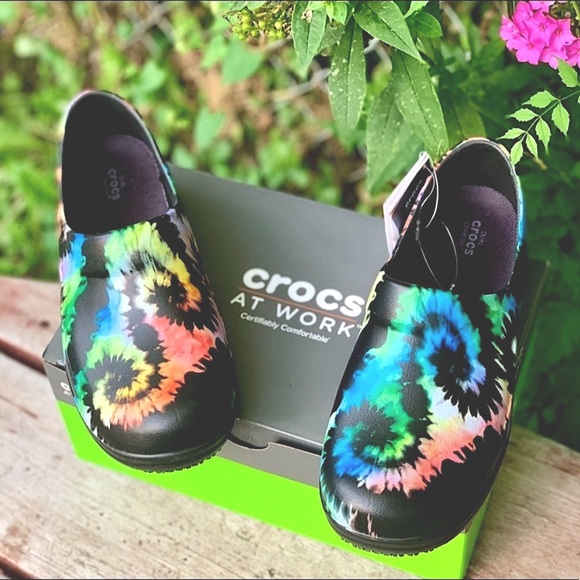 Crocs at Work Neria Pro II Black Multi Clog - Picture 4 of 13